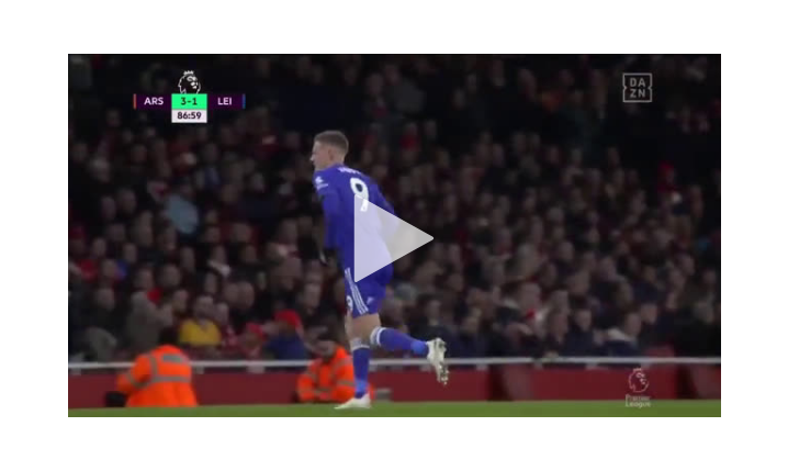 87. minuta meczu Arsenal-Leicester, a Vardy robi TO xD [VIDEO]